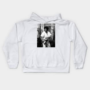 Jim Kelly Mode black Kids Hoodie